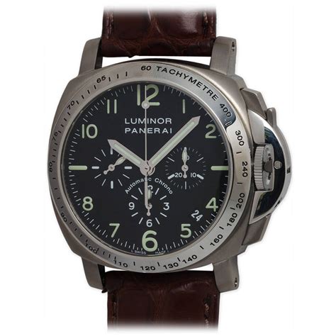 Panerai Luminor Chrono Chronograph in Titanium PAM 74